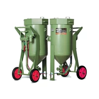 Пескоструйный аппарат напорного типа с фильтром и КПДУ Contracor BlastRazor Z-200RCS (twin 20м)