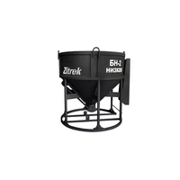 Бадья для бетона низкая с лотком Zitrek БН-2.0
